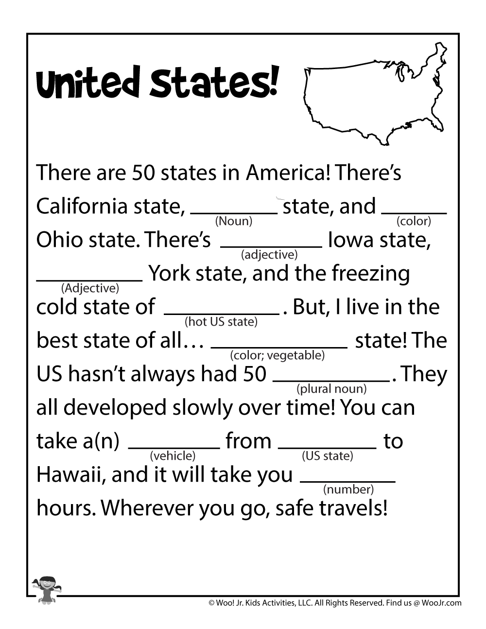 Fill In The Blanks Printables