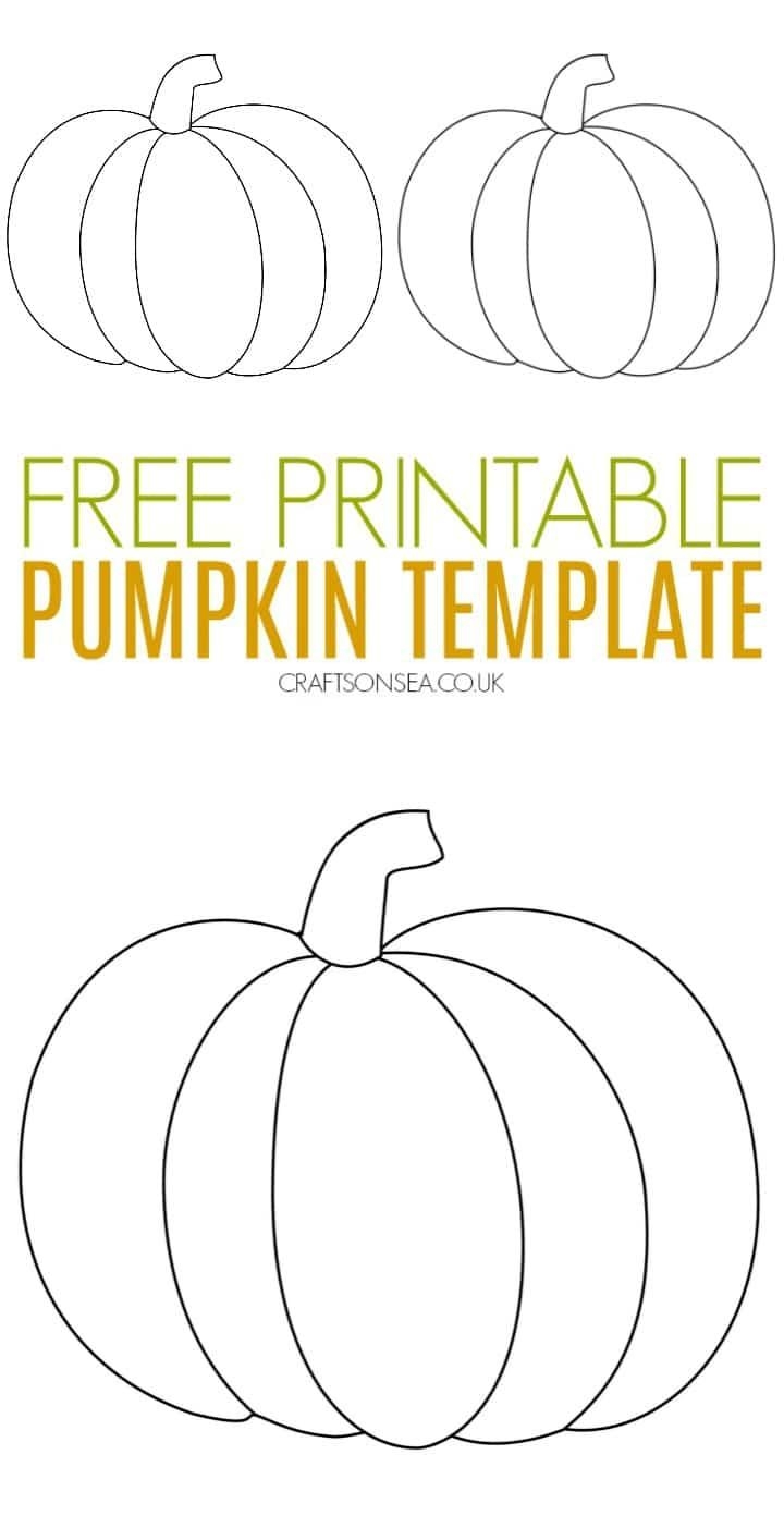 Printable Halloween Blank Pumpkins