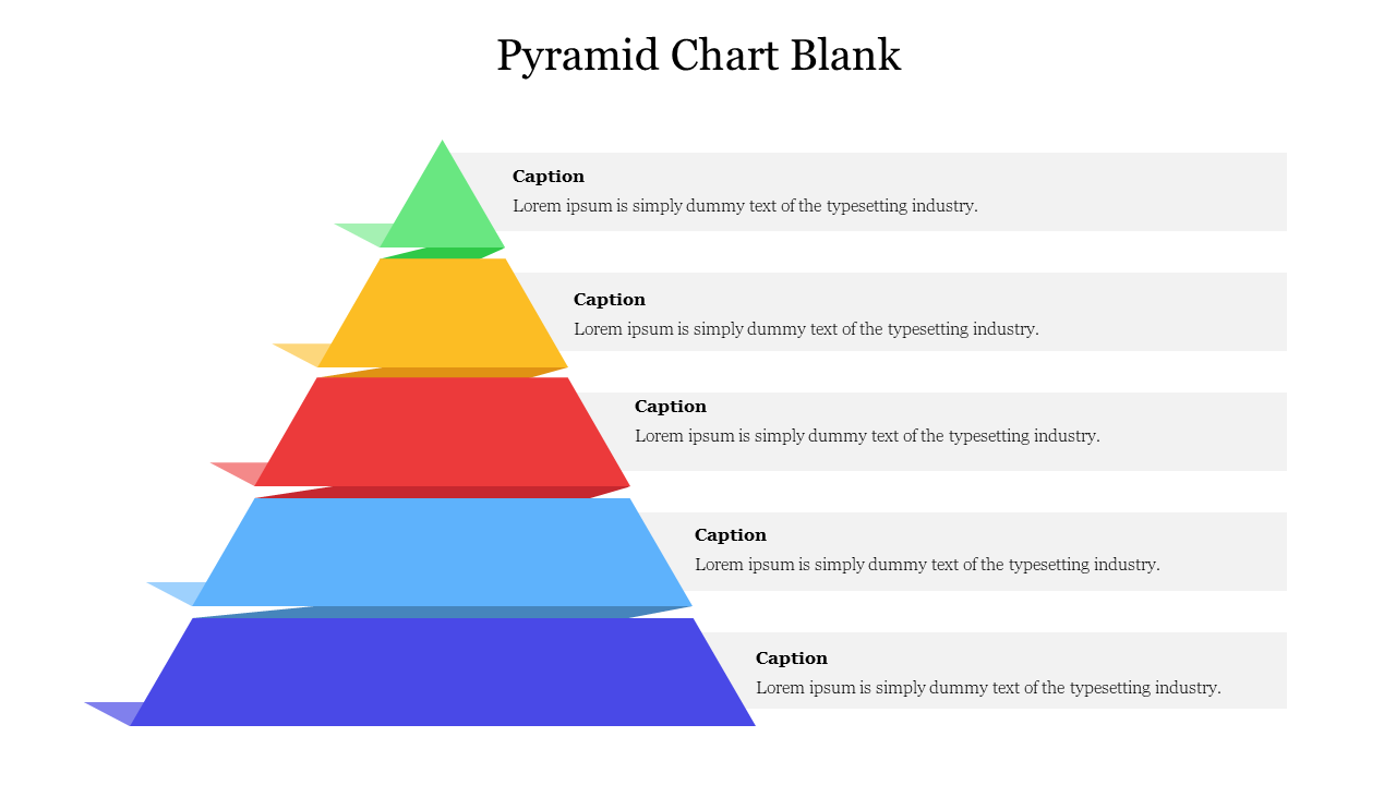Pyramid Chart Blank Presentation PPT And Google Slides