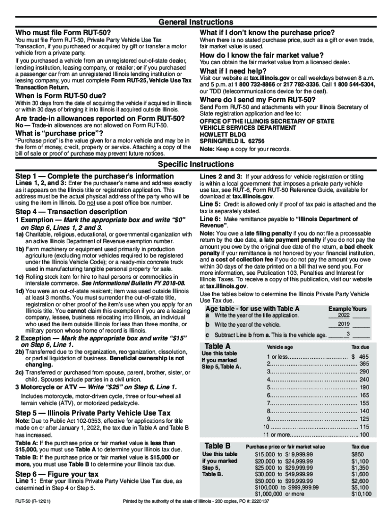 Rut 50 Fill Out amp Sign Online DocHub
