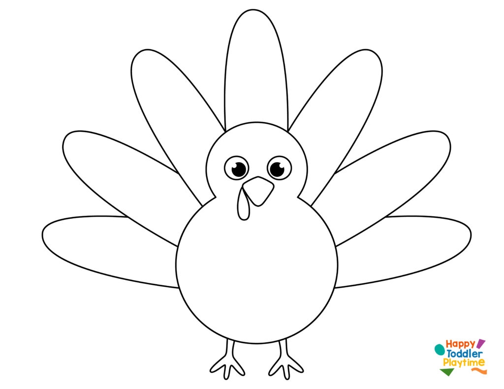 Salt Painted Turkey Craft With Free Turkey Template Happy 
