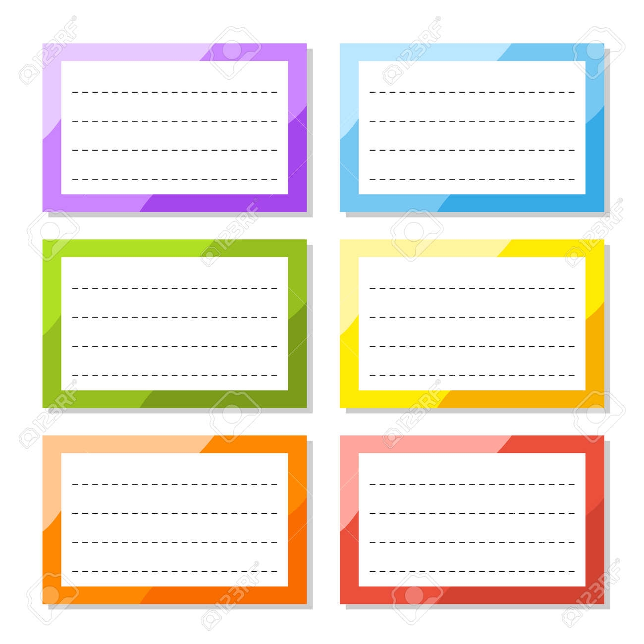 Printable Blank Labels Color
