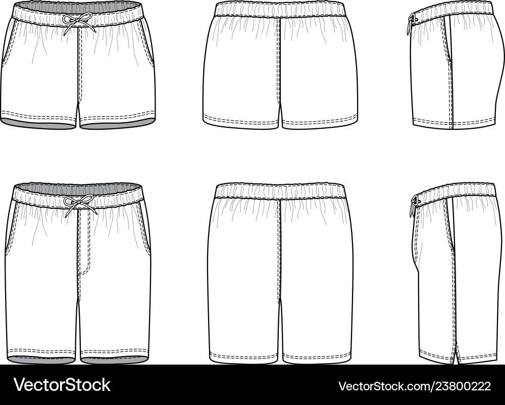 Shorts Templates Vector Images over 29 000 