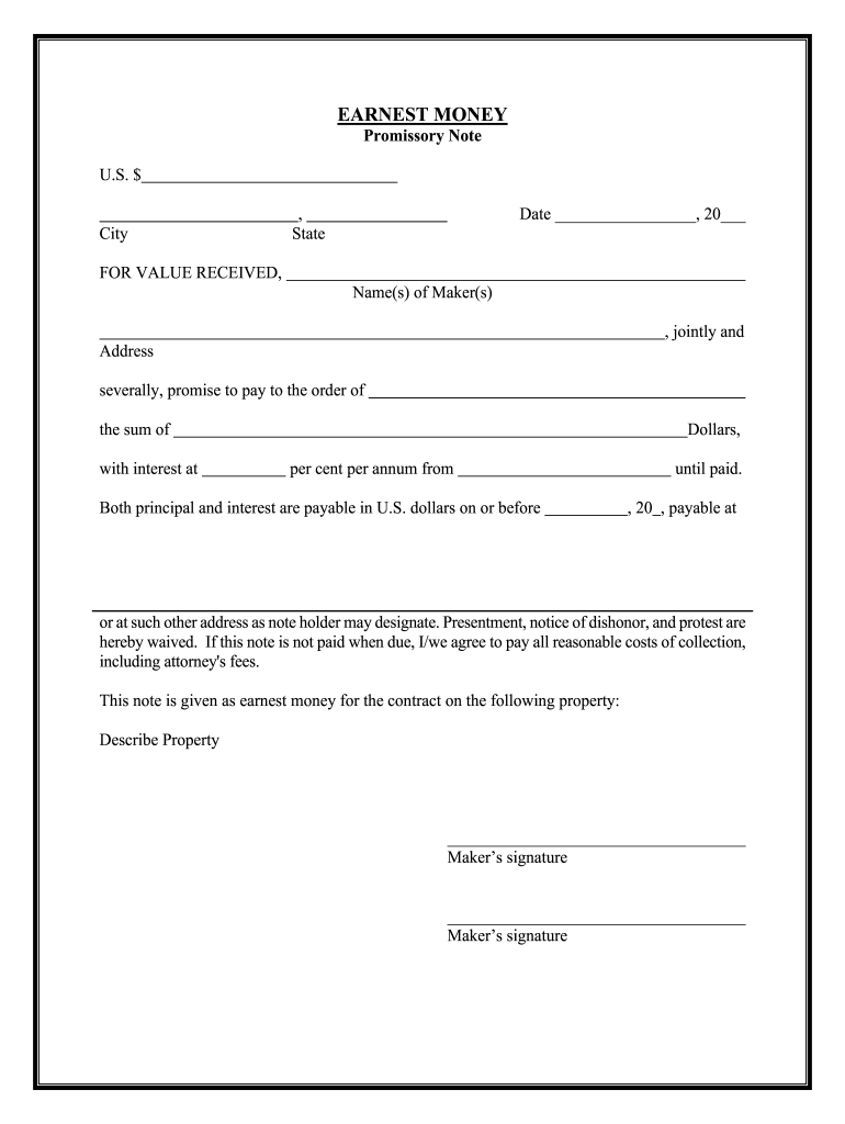 Simple Promissory Note PDF AirSlate SignNow