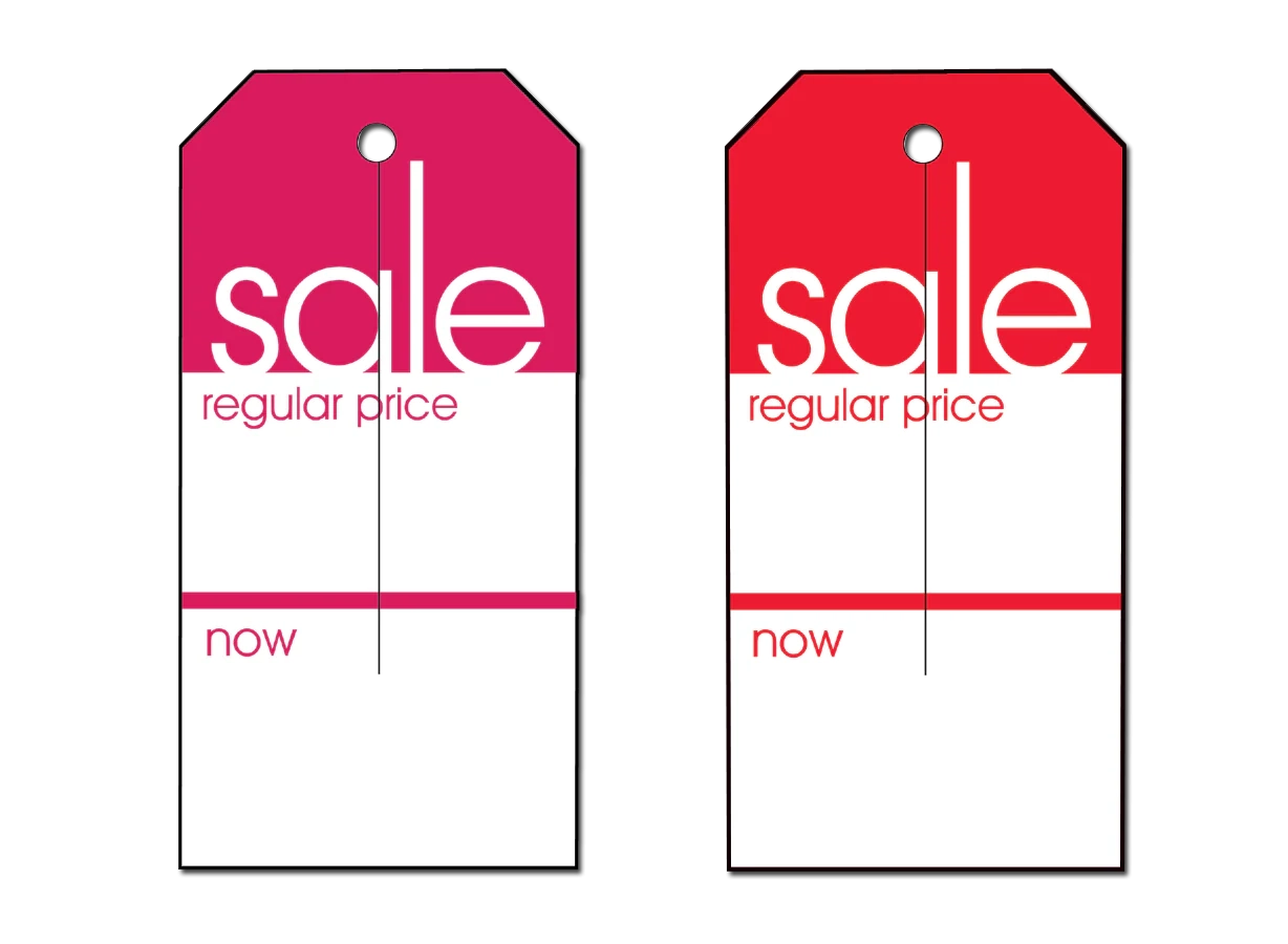Blank Printable Slit Tags