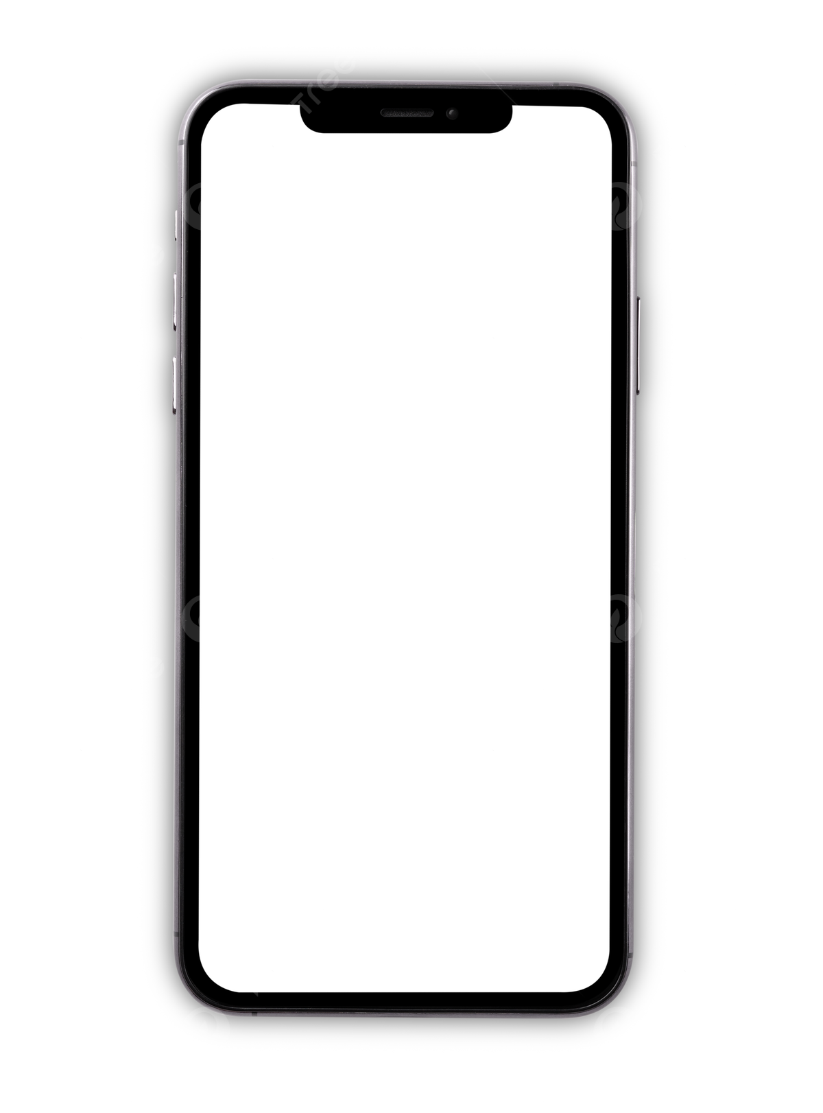 Smartphone Mobile Mock Up Blank Front Screen Template Phone Design 