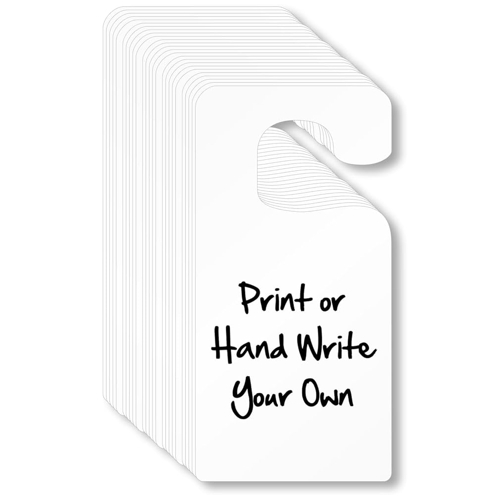 Blank Hang Tags Printable