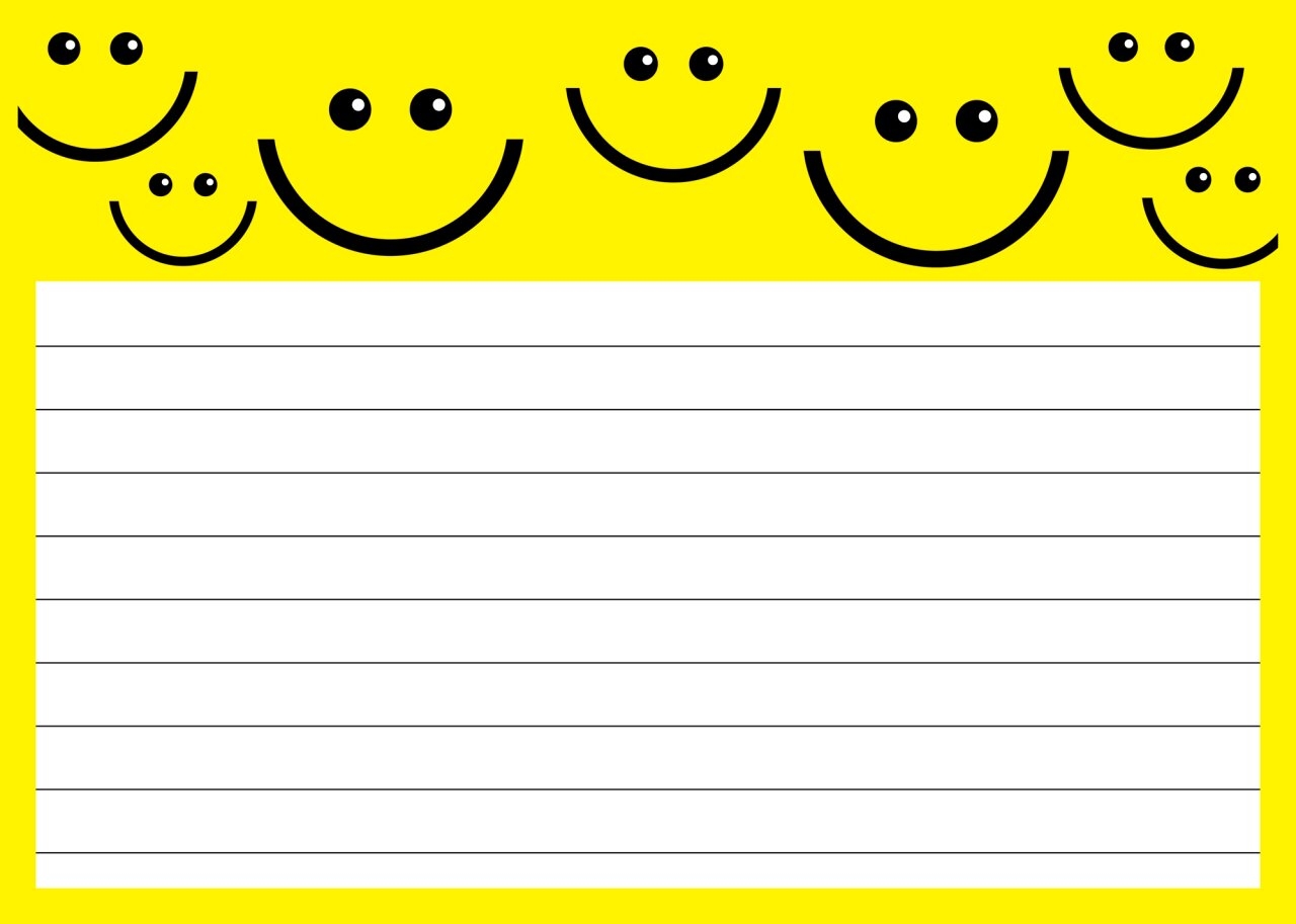 Blank Printable Smile Faces