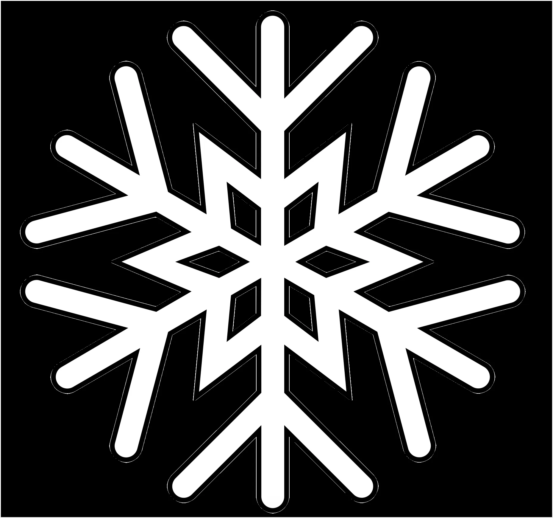 Snowflake Printable Template Kapwing