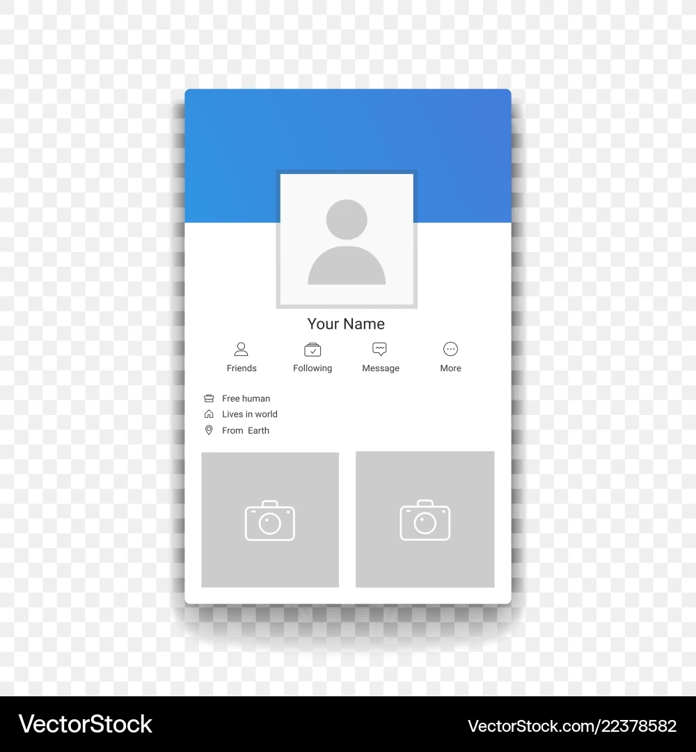 Blank Profile Printable