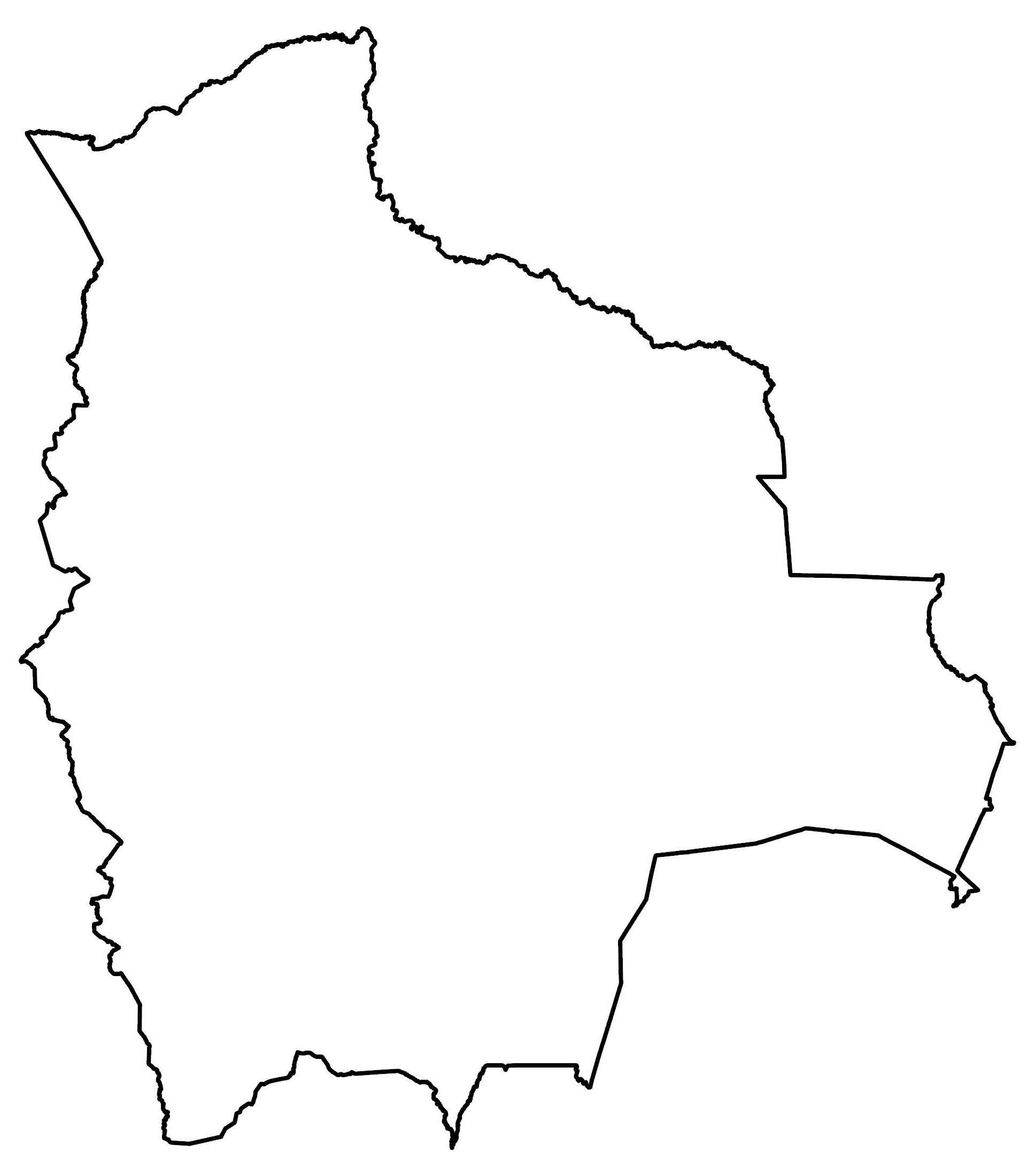 South America Blank Map And Country Outlines GIS Geography
