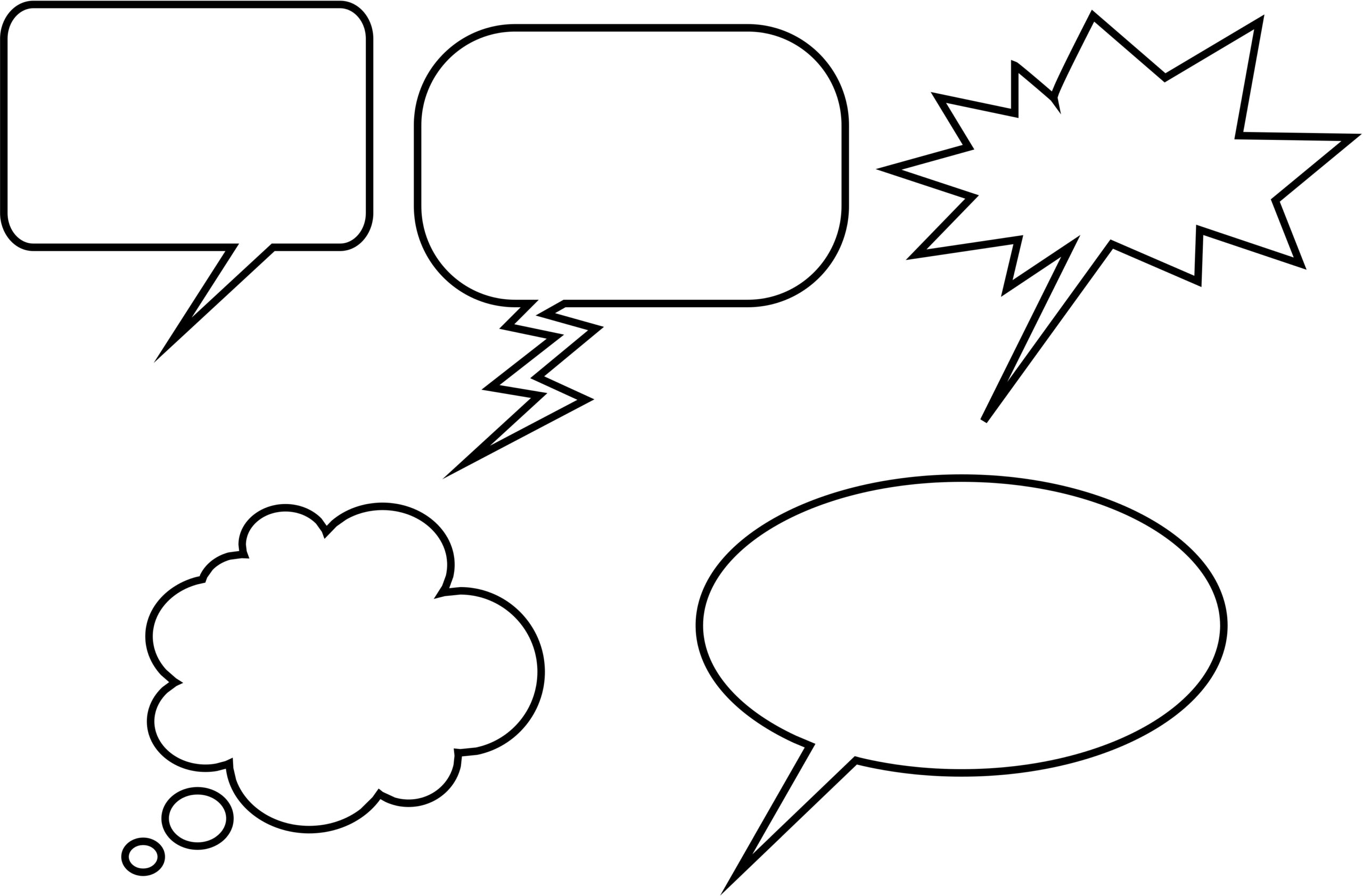 Speech Bubbles Free Images At Clker Vector Clip Art Online 