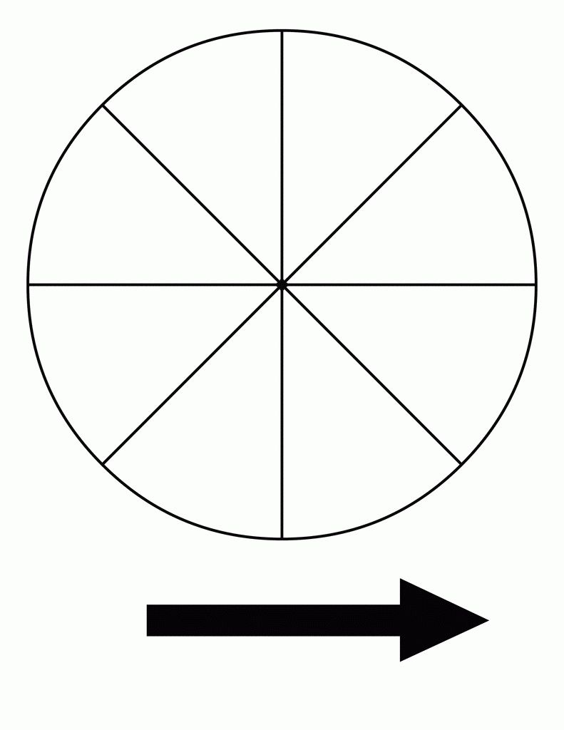 Blank Game Spinner Printable