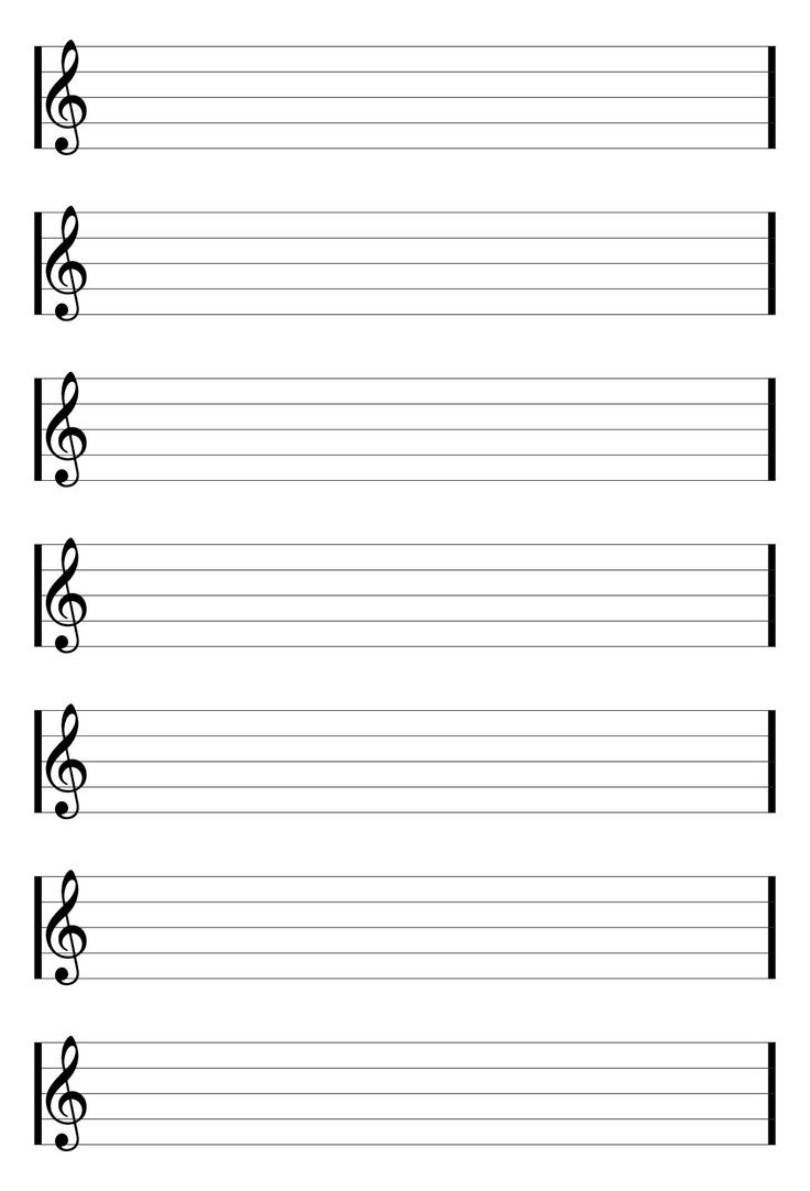 Free Blank Music Sheets Printable
