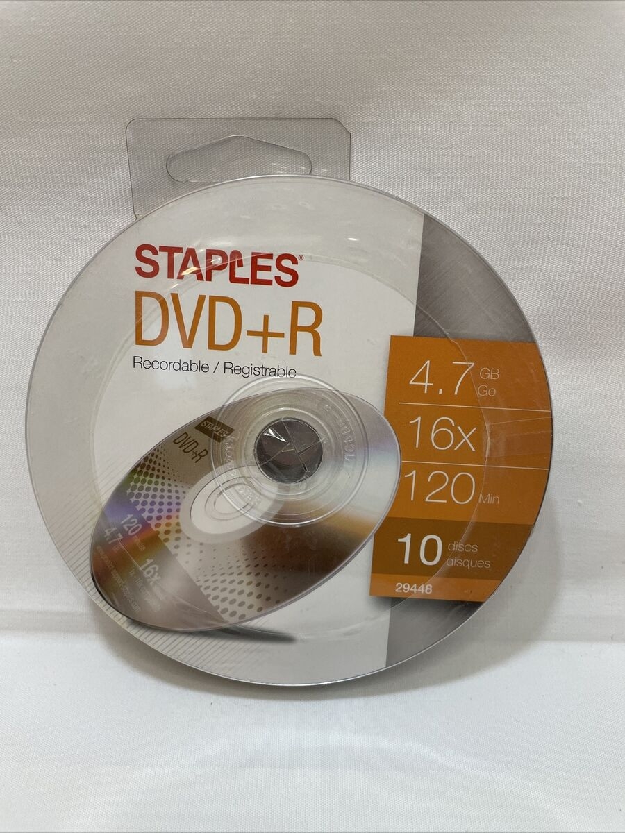 Staples Printable Blank Dvds
