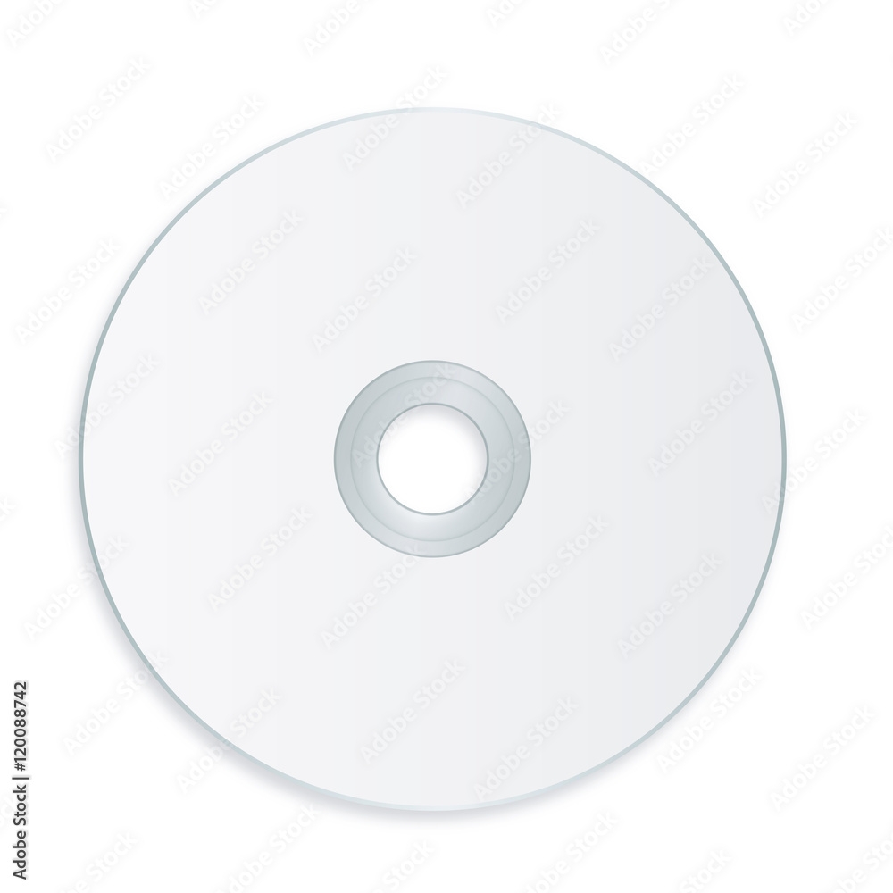 Stock Vektorgrafik Cd Template With Blank Label Vector 