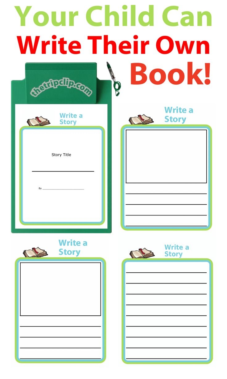 Story Templates Kids Can Write A Book 