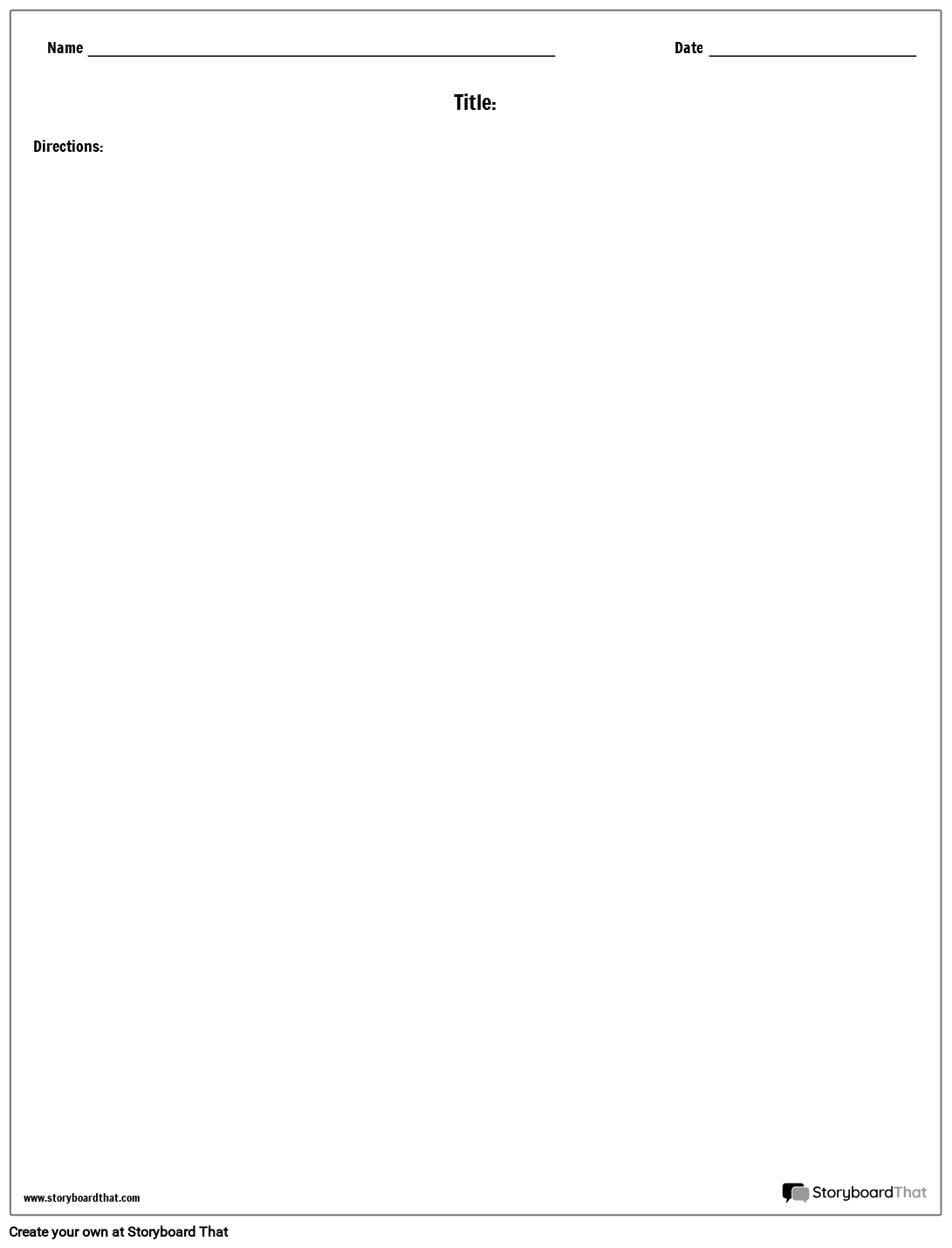 Identifying Theme Blank Printables