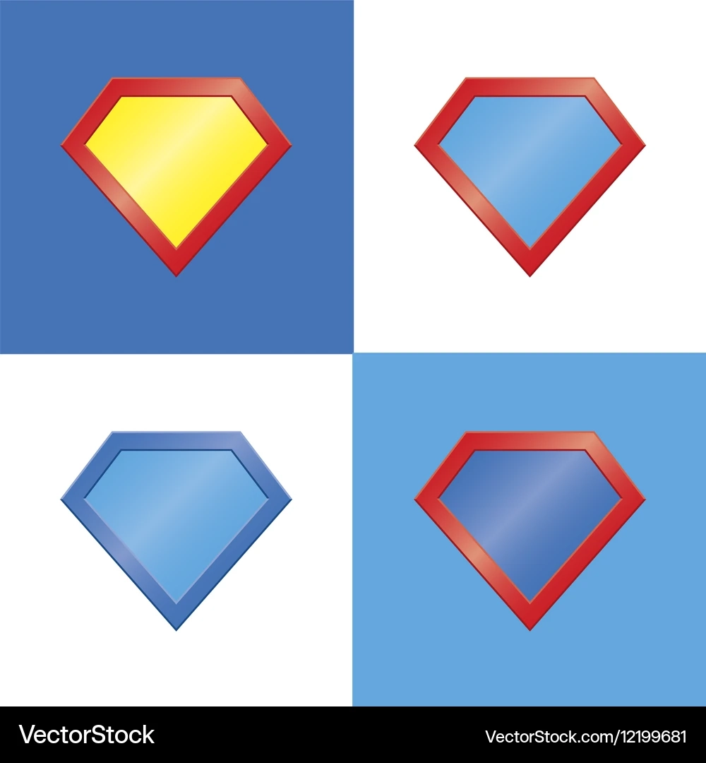 Printable Super Hero Blank Shields
