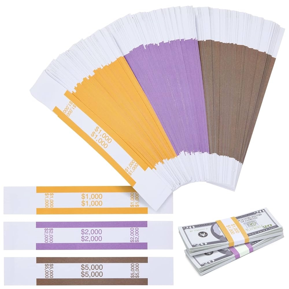 Free Printable Blank Currency Straps