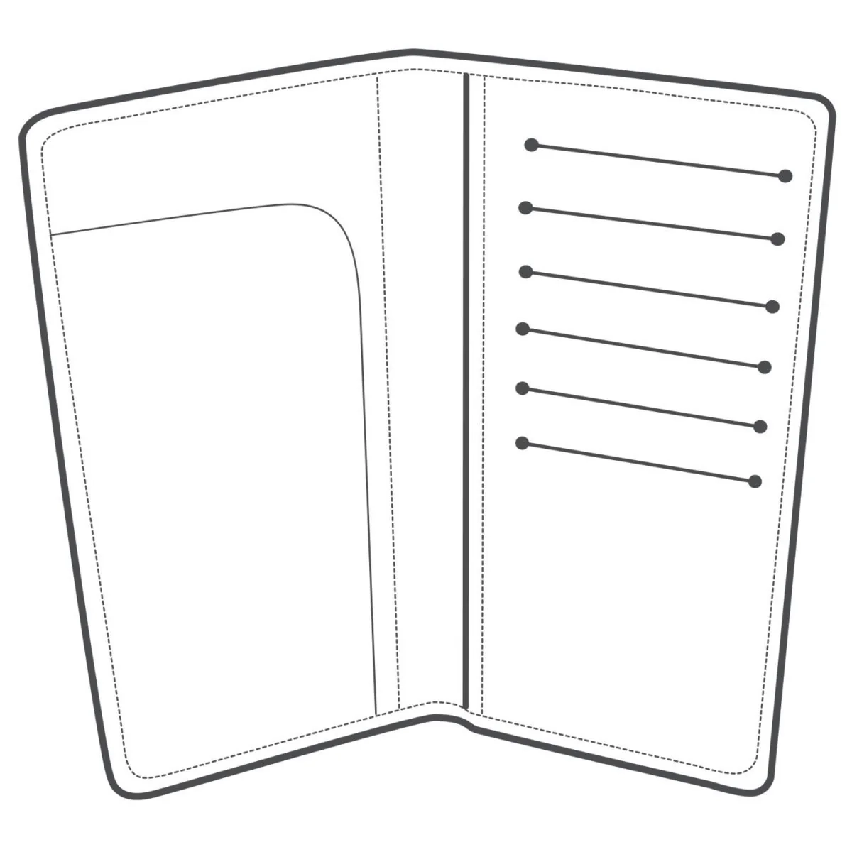 TandyPro Roper Wallet Template final Sale Tandy Leather Europe