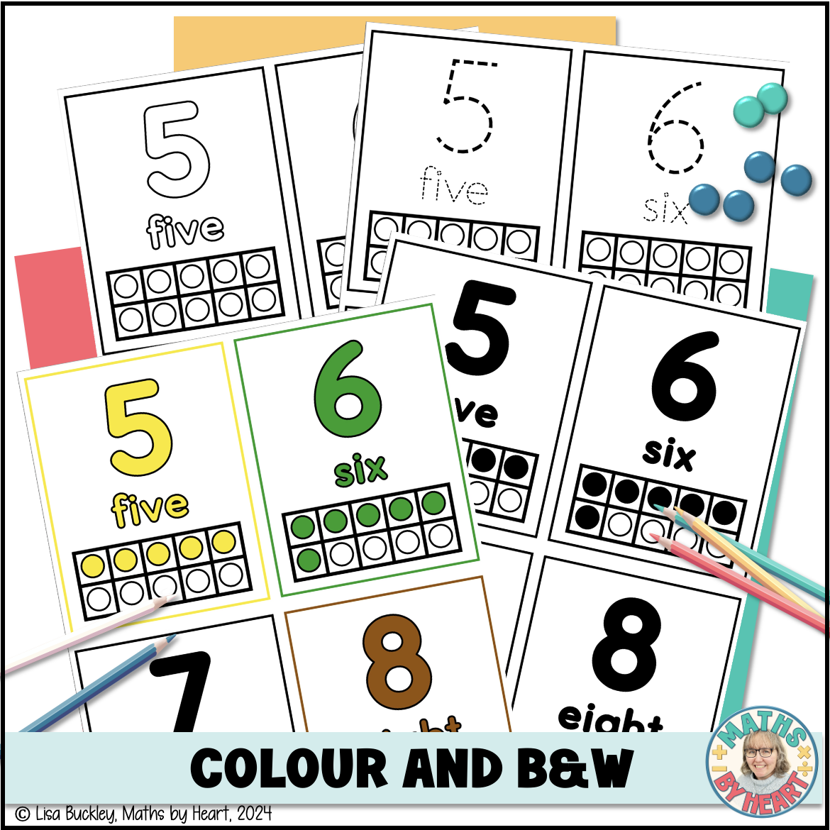 Ten Frames Posters amp Blank Ten Frame Cards Teaching Resources