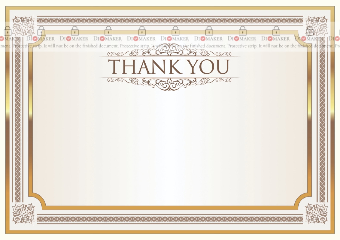 Printable Blank Thank You Cards