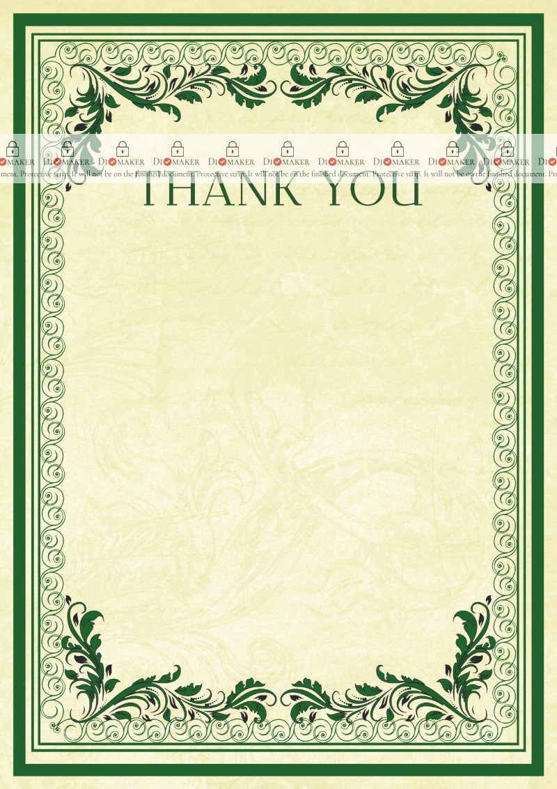 Thank You Blank Paper Printable