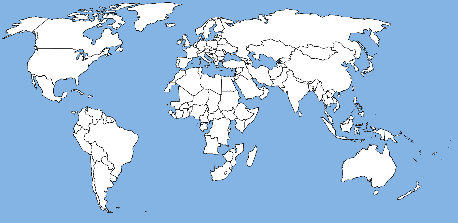 The World Map According To My Memory only The Countries I 