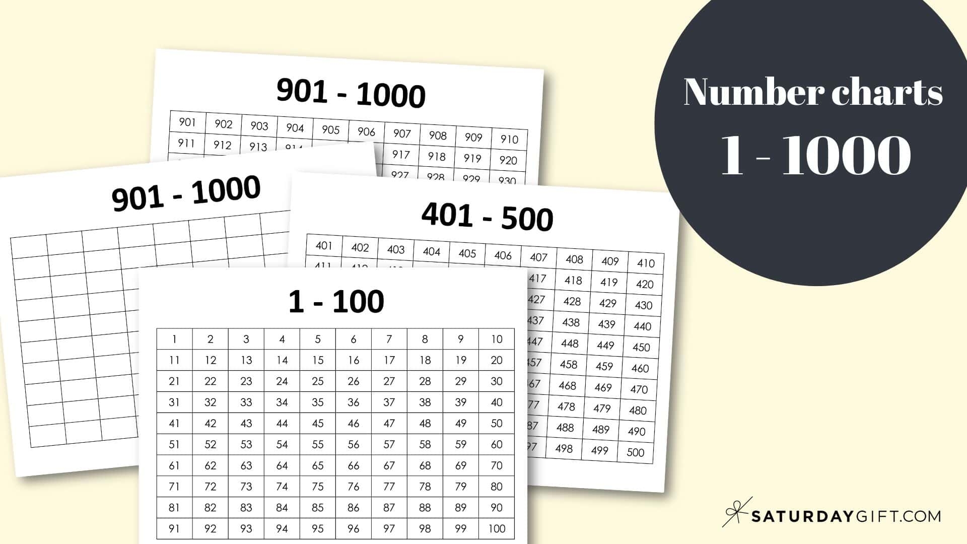 Blank 1000 Grid Printable
