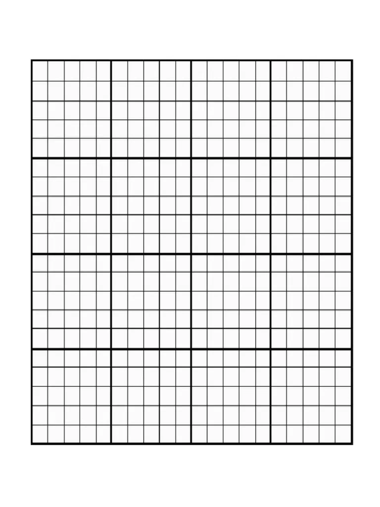 Thousandth Grid PDF