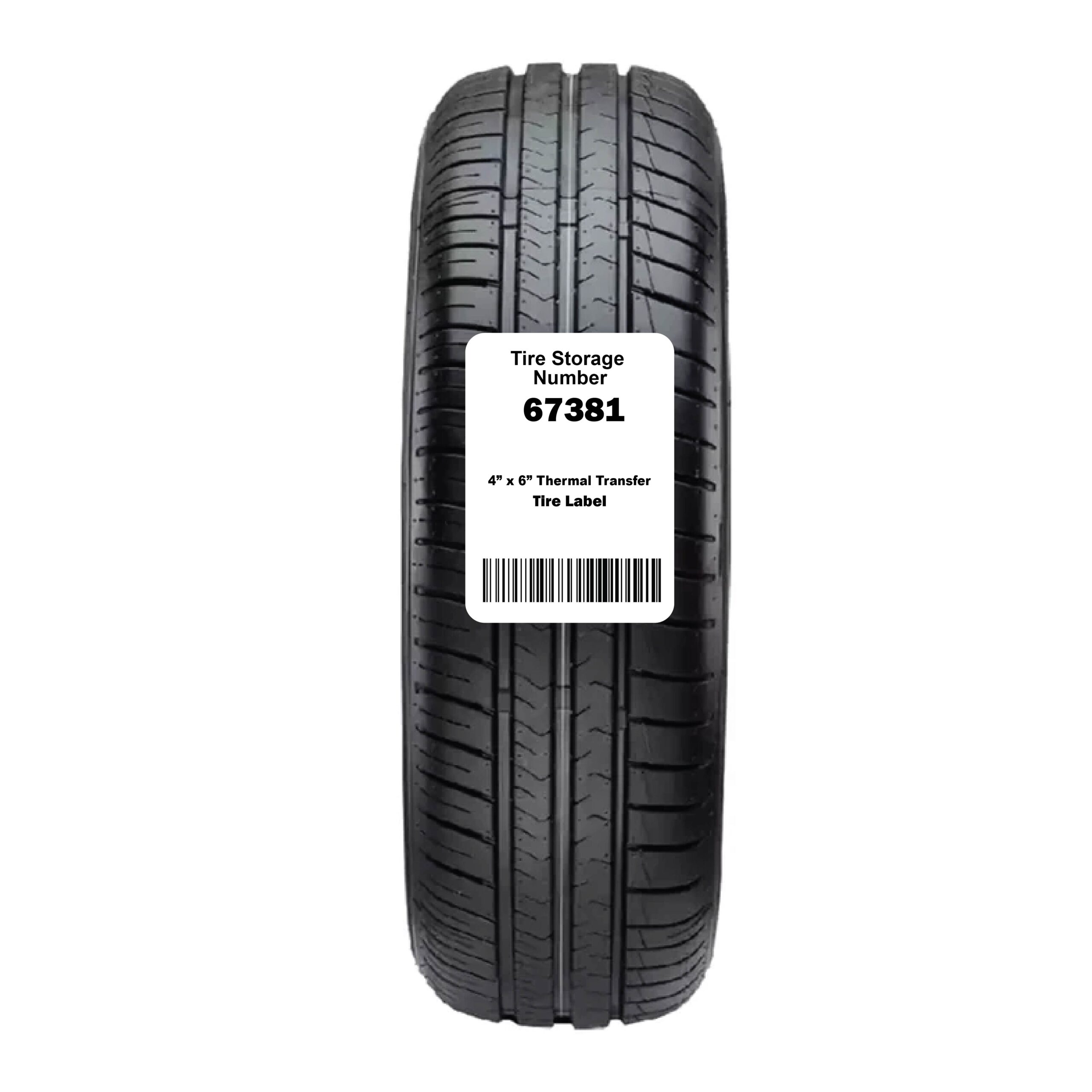 Tire Labels Thermal Transfer Printable Tire Labels DuraFast Label
