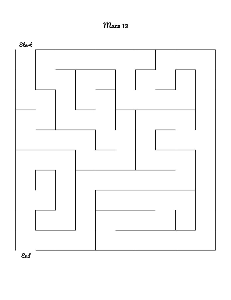 Top 100 Printable Mazes For Kindergarten Classrooms