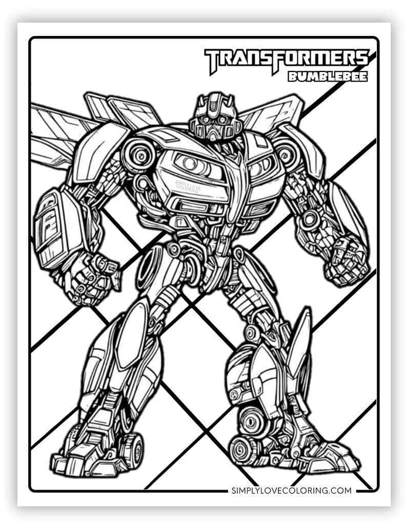 Transformers Coloring Pages Free PDF Printables Simply Love 