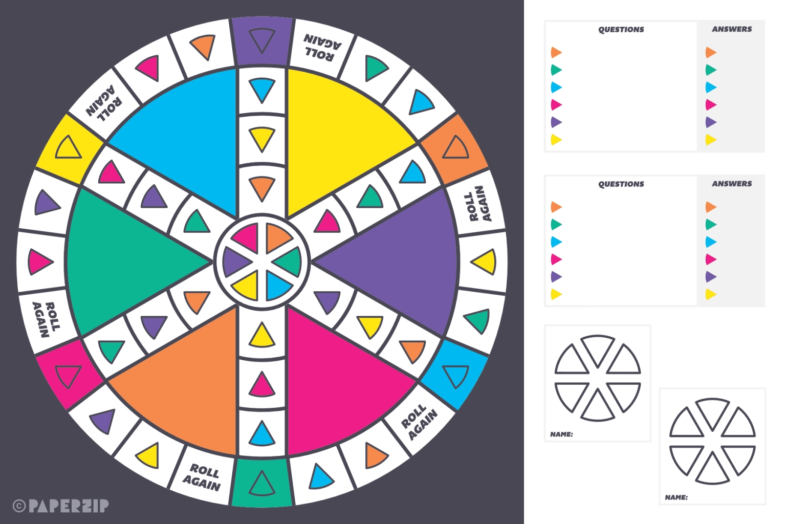 Trivial Pursuit Board Game Paperzip