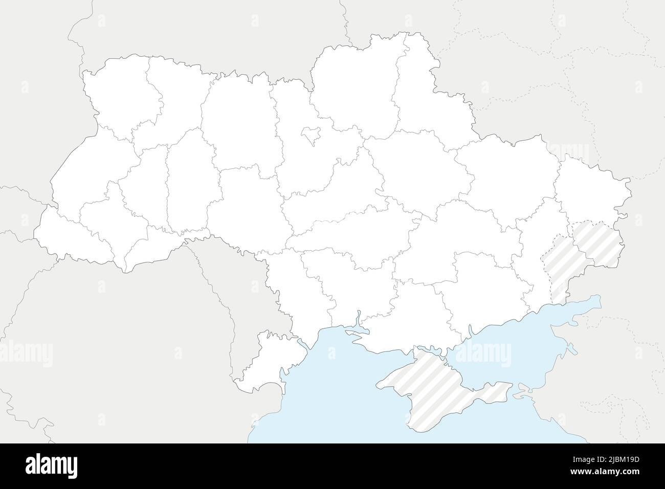 ukraine blank map hi res stock photography and images alamy
