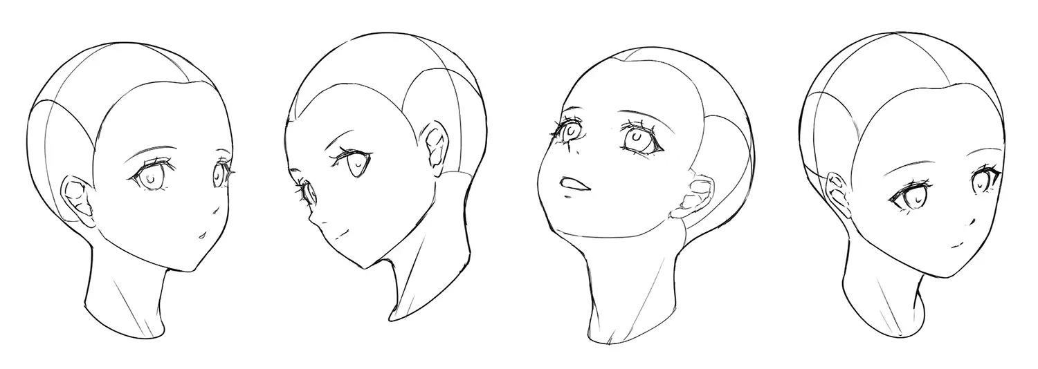 Ultimate Guideline To Draw Anime Face And Head LUNAR MIMI