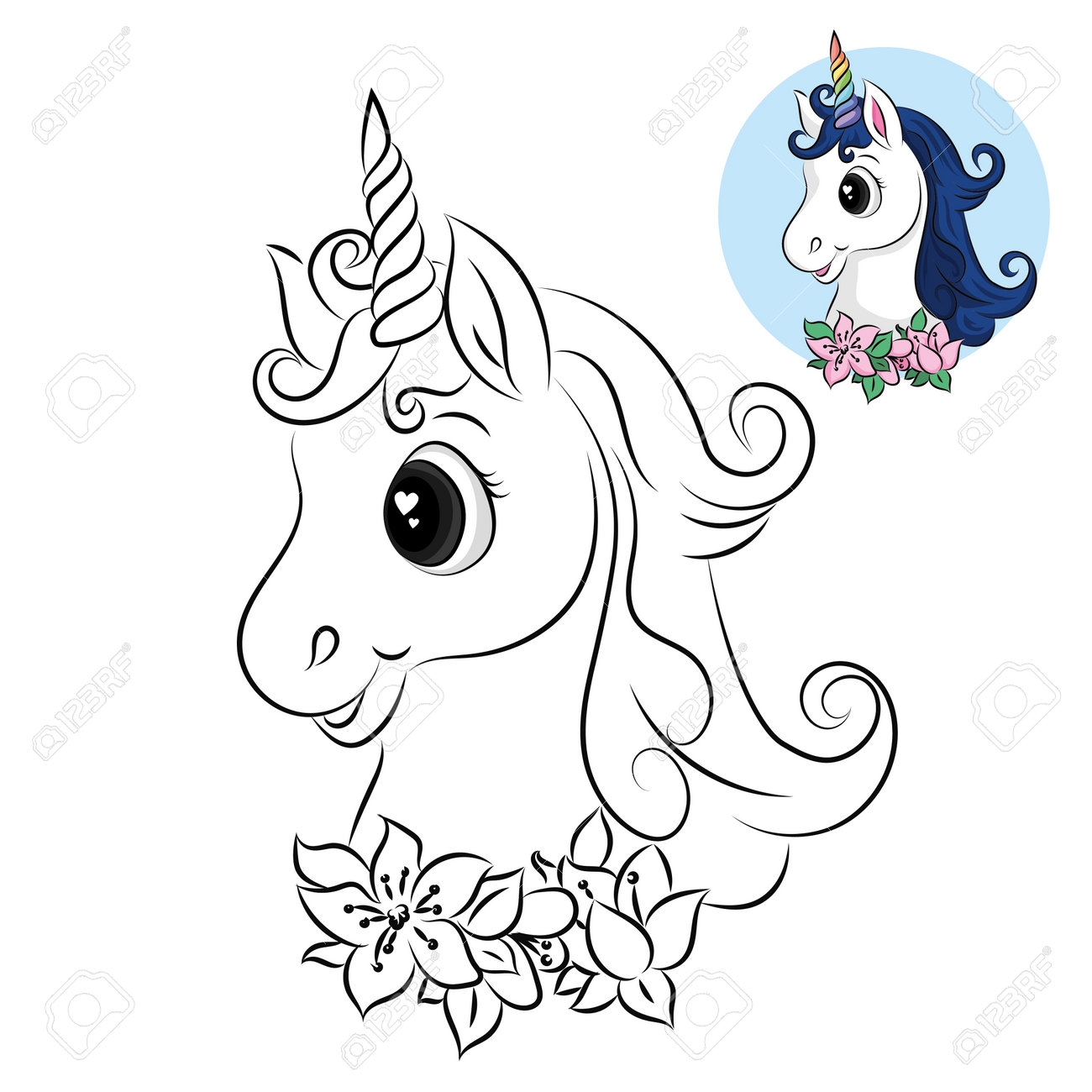 Blank Unicorn Printables