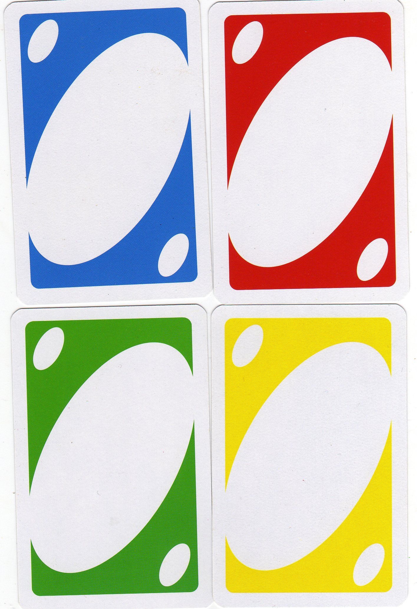 Blank Uno Card Templates Printables