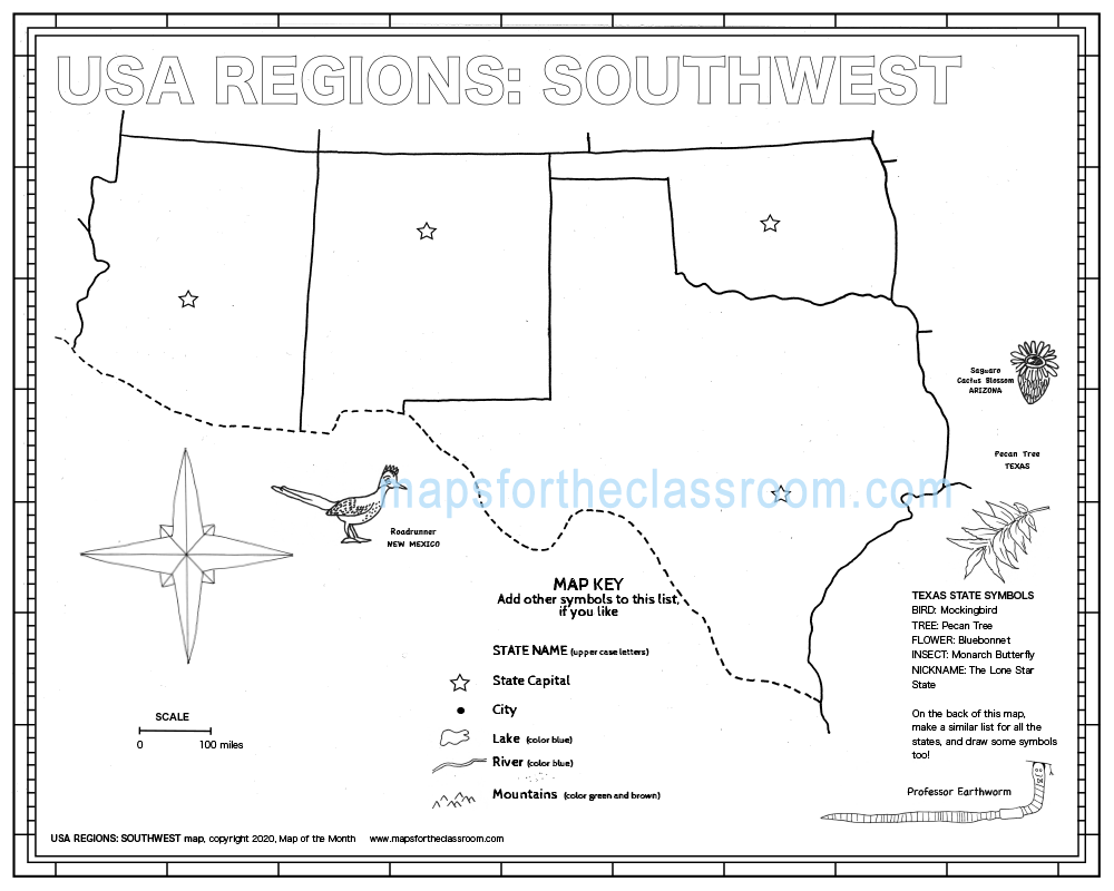 USA Regions Southwest