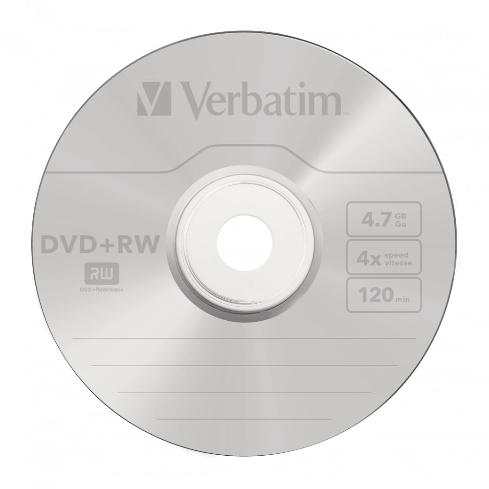 Verbatim 43229 Blank DVD RW 4X Disc In Non Print Jewel Case Pack Of 5 Amazon in Computers amp Accessories
