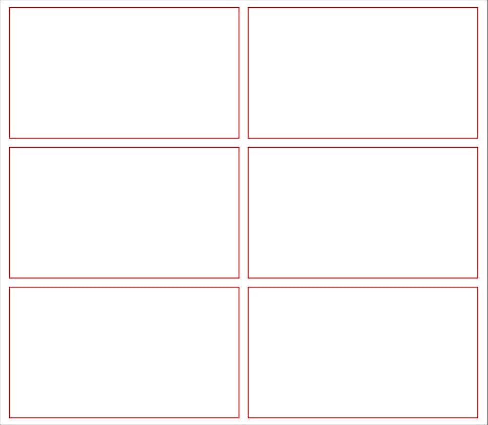 VishYogi Printers White Blank Label 75mmx45mm With Red Color 
