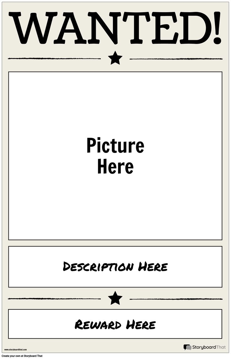 Wanted Poster Maker Free Templates For Custom Wanted Poster