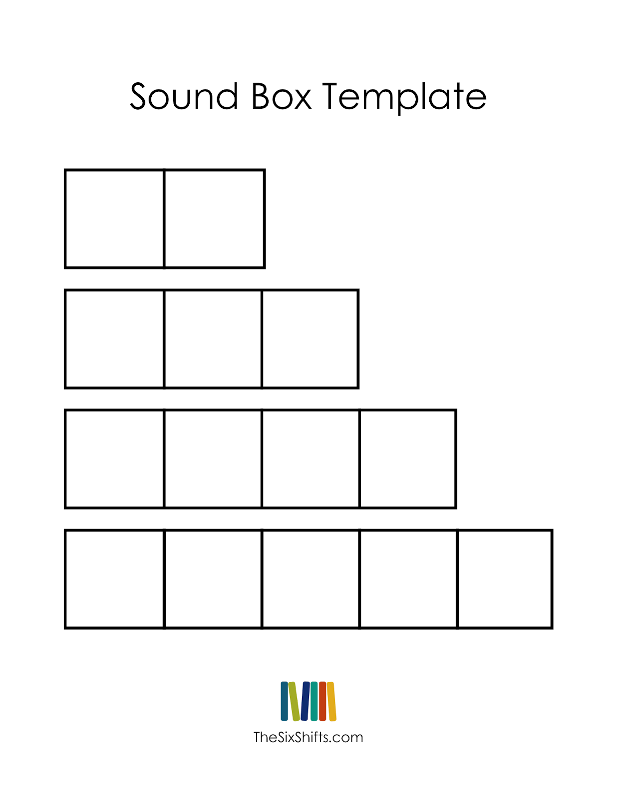 Free Printable Blank Sound Boxes