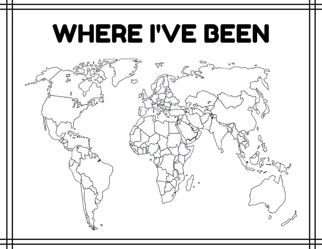 Blank Map Color Printable