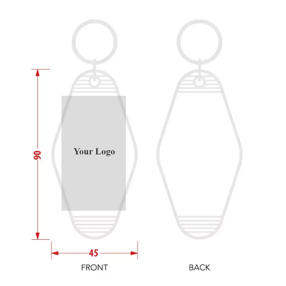 Printable Key Tag Blank