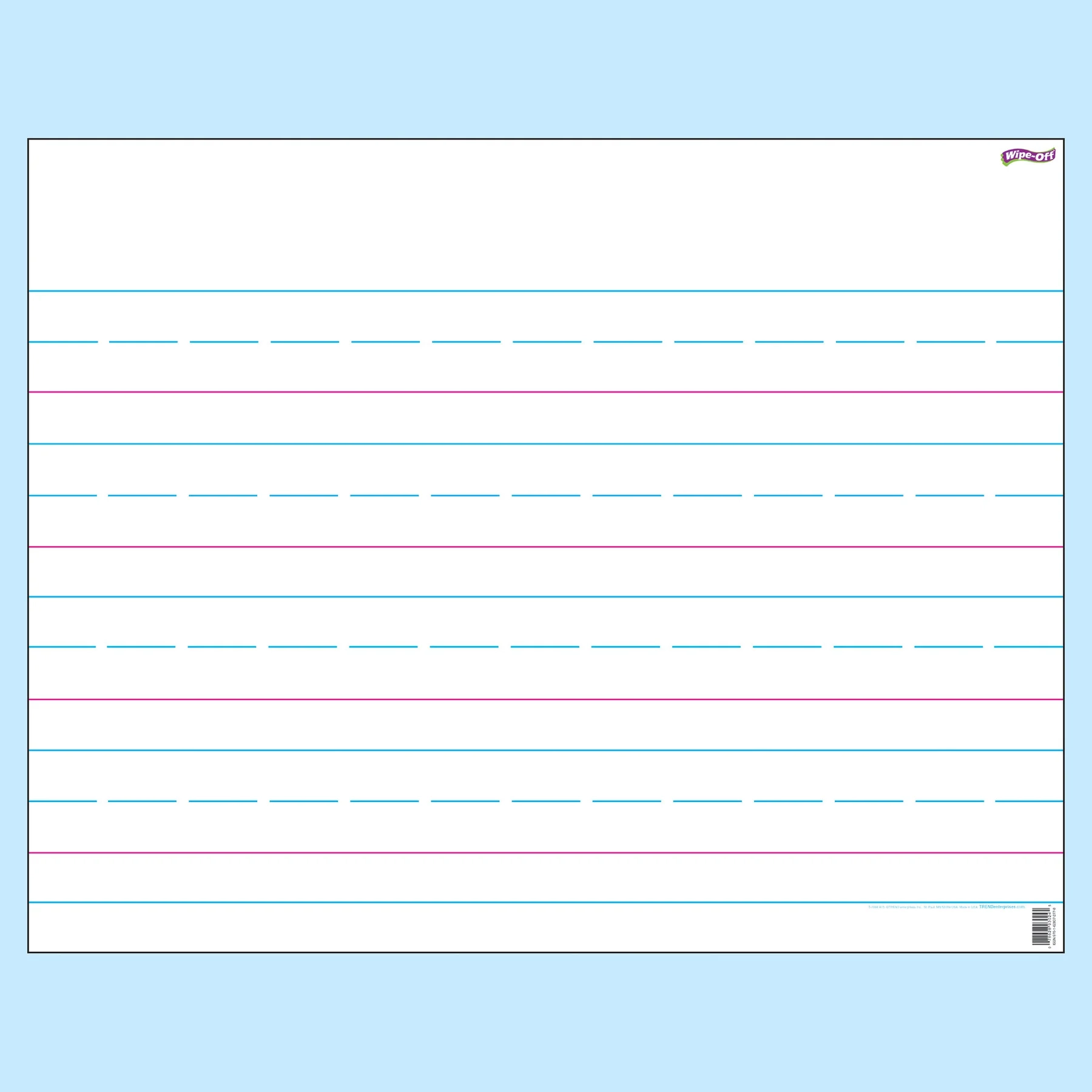 Wipe Off Chart Handwriting Paper T1094 TREND Enterprises Inc 