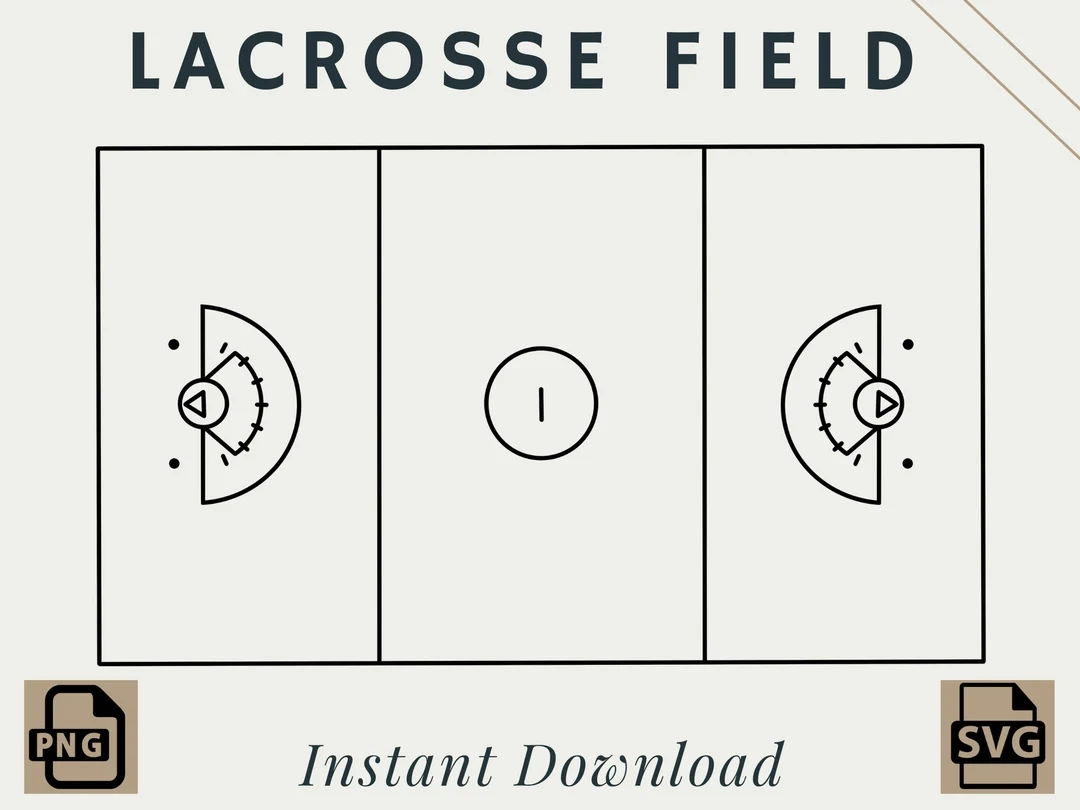 Printable Blank Lacrosse Field Diagram