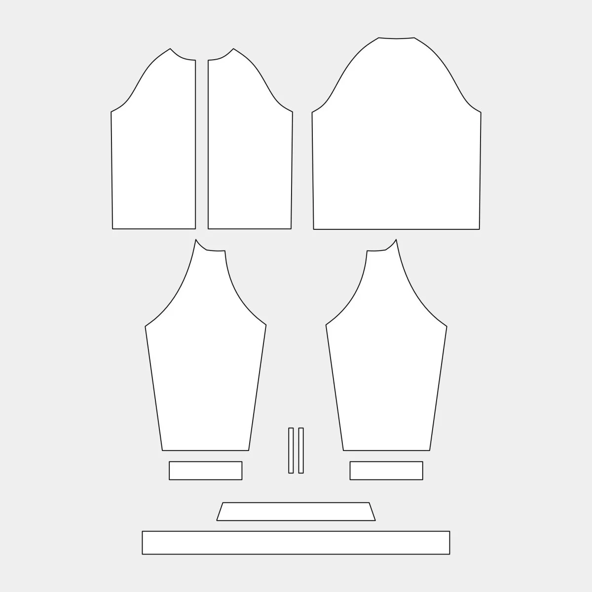 Printable Of A Blank Jacket