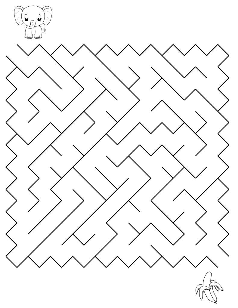 Blank Maze Printable
